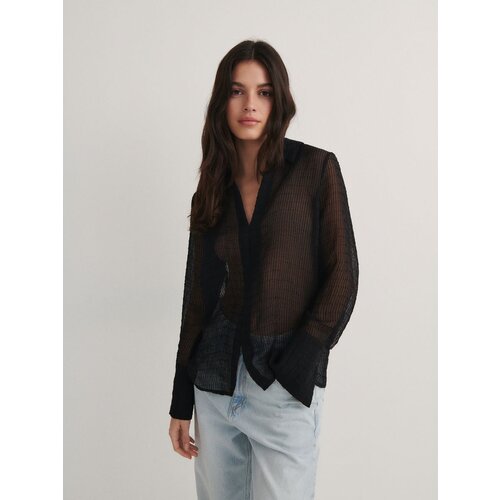 Reserved Ladies` shirt - črna Cene