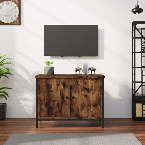 TV ormarić s vratima boja hrasta 60x35x45 cm konstruirano drvo Cene