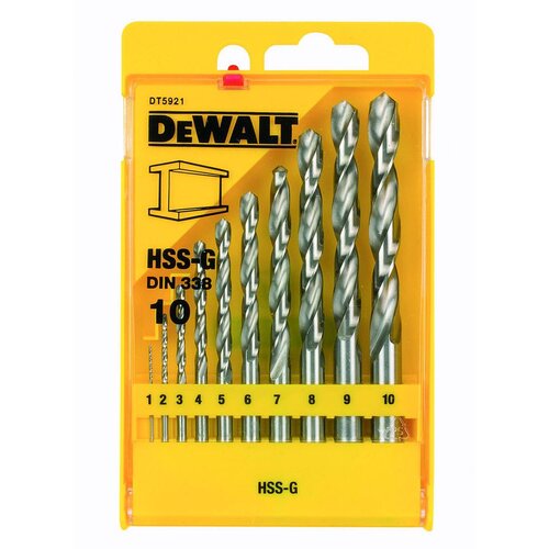 Dewalt DT5921 10-dijelni svrdla za metal 1-10mm Cijene