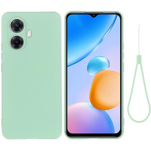 INORCO Ovitek za mobilni telefon Realme 10 Pro+ 5G, torbica iz tekočega silikona z mehko podlogo in paščkom, (22033784) Cene