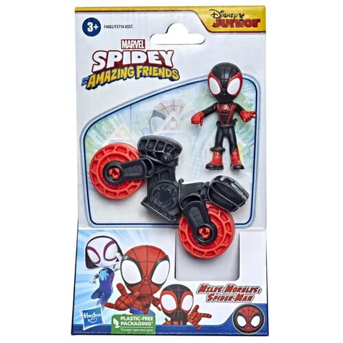 Hasbro Spider-Man P&amp;oacute;ki i njegovi čudesni prijatelji: Miles Morales i njegov motor igračka set - Slike