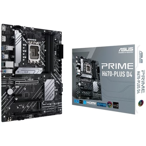 Asus PRIME H670-PLUS D4/motherboard/ATX/LGA1700 Socket/H670 90MB18W0-M0EAY0