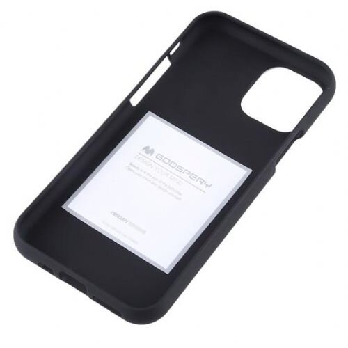 Goospery soft feeling silikonski ovitek za iPhone 12 Pro Max - črn Slike