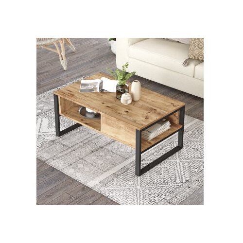 Hanah home ML34 A Stol za dnevni boravak, Smeđe-crni Cene