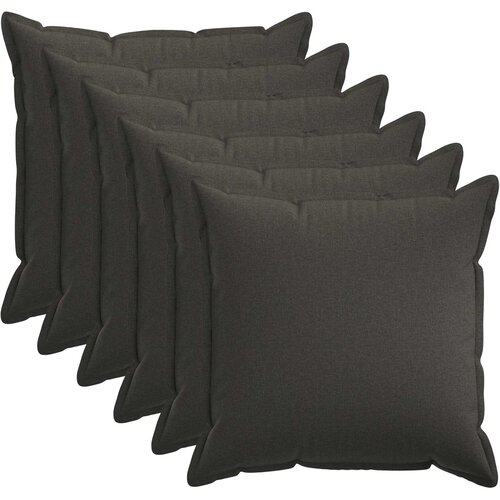  Presvlaka za jastuk 6 pcs HOUTEN Tamnosiva 80 x 80 cm Cene
