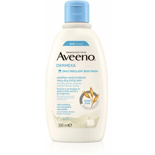 Aveeno Dermexa Daily Emollient Body Wash umirujući gel za tuširanje 300 ml