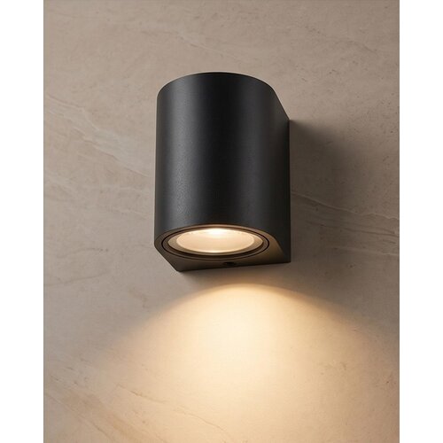 Techtouch SPOLJNA ZIDNA LAMPA 1XGU10 CRNA IP65 LUXRAM Cene