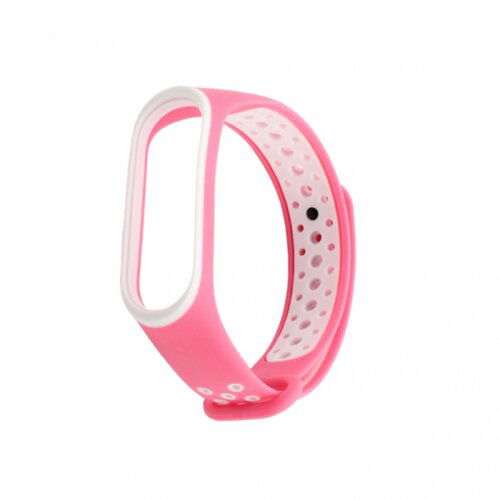 narukvica za smart watch xiaomi mi band M3/M4 roze bela Slike