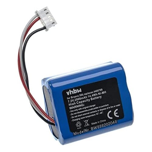 VHBW Baterija za usisivač iRobot Braava 2500mAh 7.2V Cijene