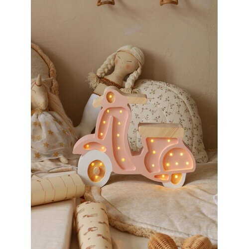 Lampa Little Lights - SKUTER - roza Slike
