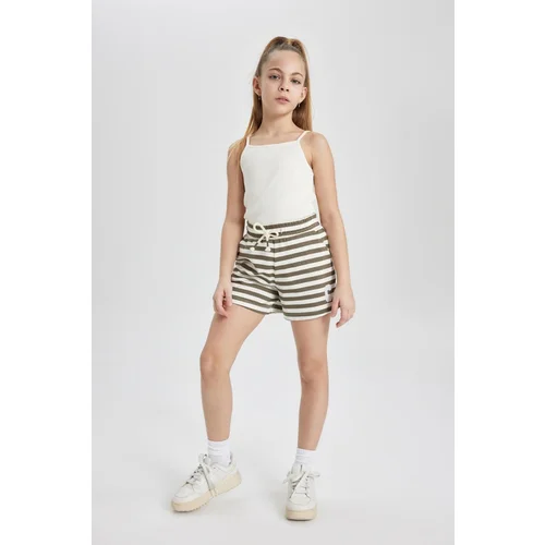 Defacto Girls Striped Shorts