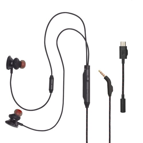 JBL Quantum 50C žične gaming slu&scaron;alke s priključkom USB-C črne barve Cene