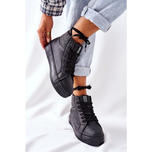 Kesi High Insulated Sneakers Big Star II274147 Black Cene