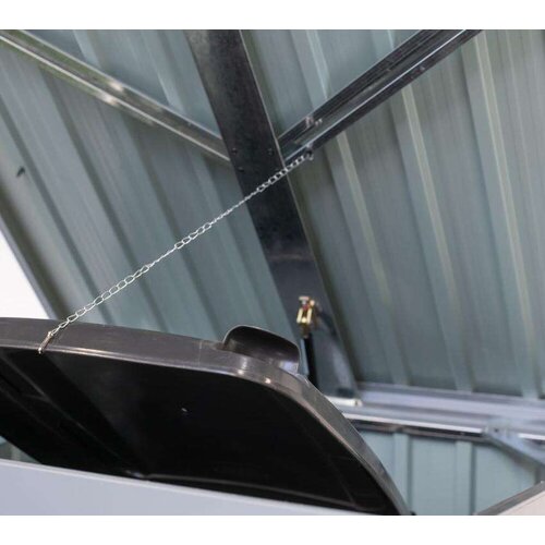  Westman - Metalno spremi&amp;scaron;te za kantu za smeće | Antracit | 101x104x134 cm - BRANDED IN GERMANY Slike