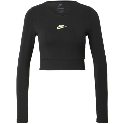 Nike Sportswear Funkcionalna majica 'EMEA' svetlo rumena / črna