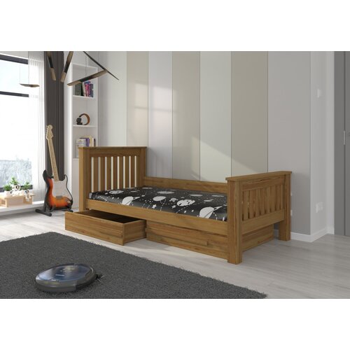 ADRK Mladinska postelja CARMEL z dvema predaloma 180x80 cm - HRAST Cene