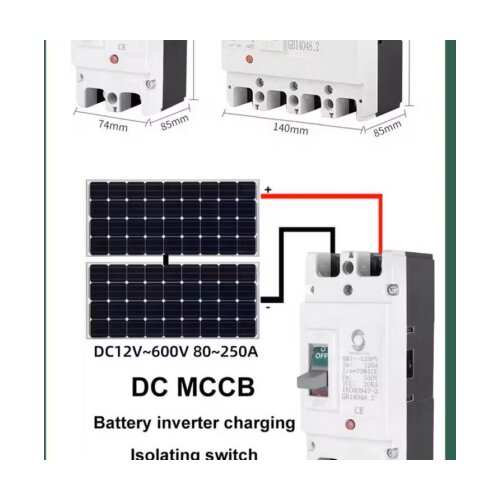  Automatski prekidač XM1-400PV 500V 400A 2P DC MCCB Slike