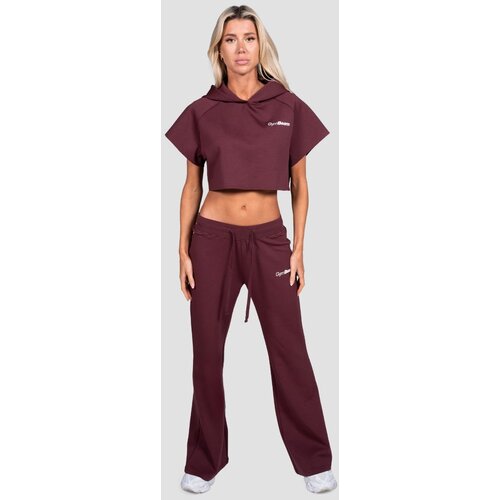 GymBeam Women&amp;lsquo;s Relay Cropped Hoodie Fig L Slike