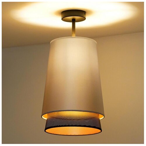  Duolla - Plafonski luster BELL SHINY 1xE27/15W/230V prečnik 25 cm srebrna/crna Cene