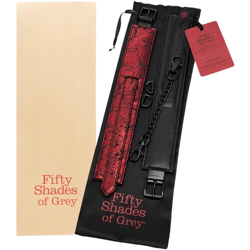 Fifty Shades of Grey Pedeset nijansi sive - man&amp;scaron;ete za gležnjeve (crno-crveno) Slike