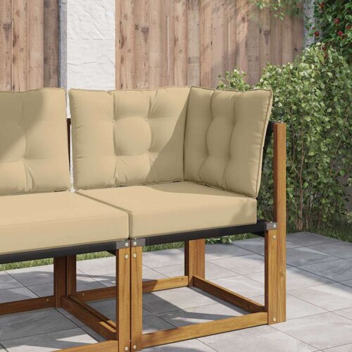  Zunanja blazina za kavč 3 pcs Bež Poliester, (5000202660) Cene