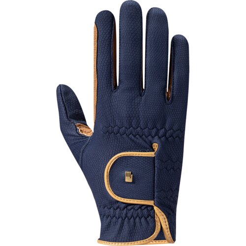 Roeckl Jahalne rokavice MALTA WINTER, navy/caramel - 6 Cene