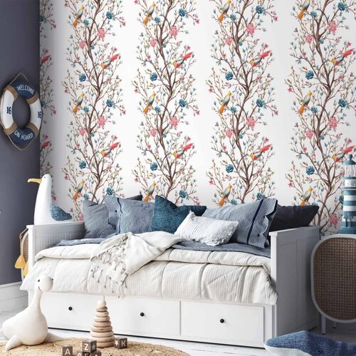  Tapeta - Birds on a Flowering Twig 50x1000 Standard Slike