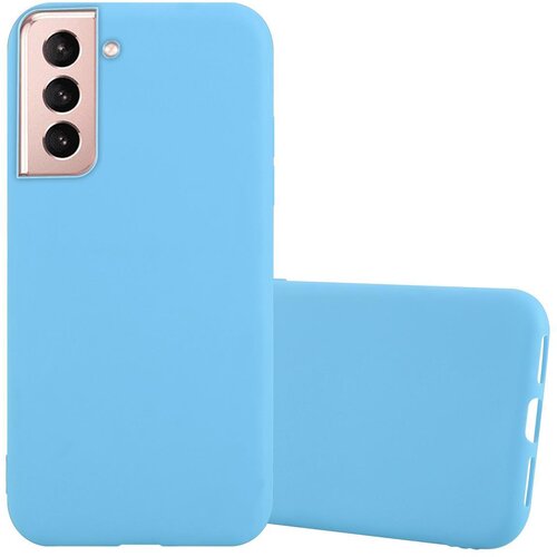 Cadorabo Ohi&amp;scaron;je, združljiv s Samsungom v Candy Blue - Za&amp;scaron;čitni pokrov iz fleksibilnega silikona TPU, (20570678) Slike