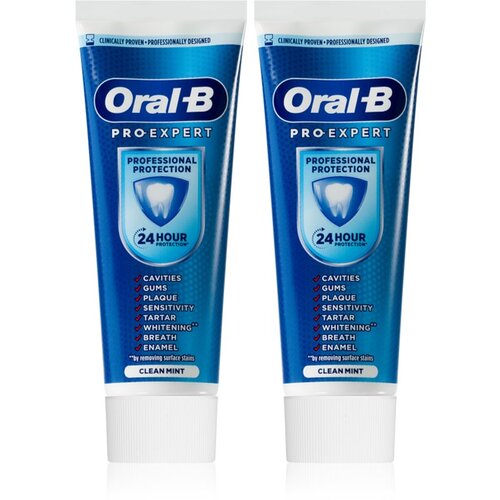 Oral-b Pro Expert Professional Protection pasta za zube za za&amp;scaron;titu desni 2x75 ml Slike