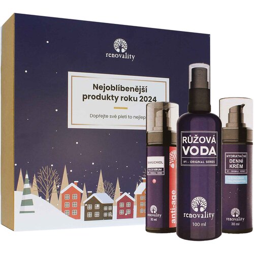Renovality Original Series &amp;Scaron;ampon za o&amp;scaron;tećenu, kemijski tretiranu kosu Bakuchiolov&amp;eacute; s&amp;eacute;rum 30 ml + růžov&amp;aacute; voda 100 ml + denn&amp;iacute; kr&amp;eacute;m s kyselinou hyaluronovou 30 ml Slike