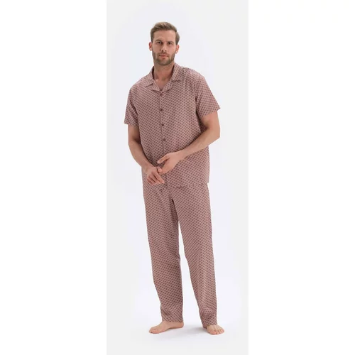 Dagi Pajama Set - Multi-color - Plain