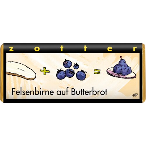 BIO čokolada - &amp;quot;hru&amp;scaron;ica na maslenem kruhu&amp;quot; - 70 g Slike