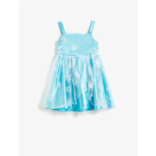 Koton Dress - Turquoise - Ruffle both