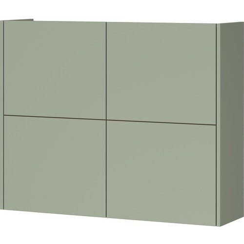 Germania Prljavo zeleni viseći ormarić u mat dekoru 97x79x27 cm Binetto &ndash; Cijene