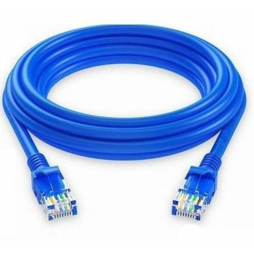 Linkom mrežni kabl 1m (Plavi) CAT.6 UTP RJ 45 Patch (Ravni) Licnasti Slike