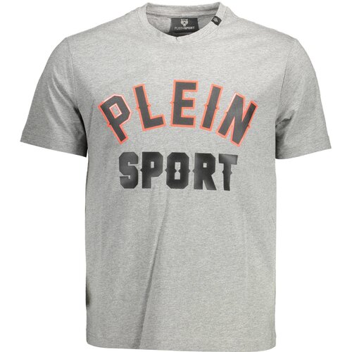 Plein Sport MEN&#39;S SHORT SLEEVE T-SHIRT GRAY Cene