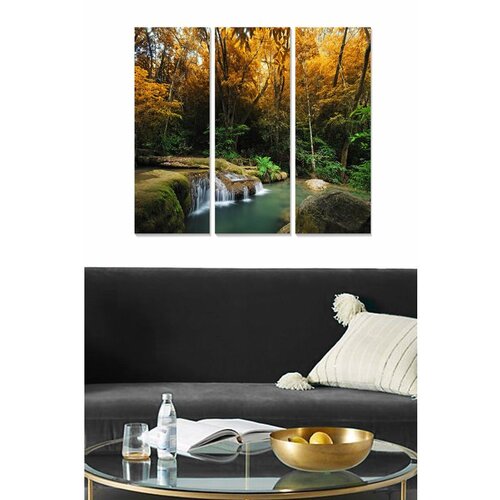 WALLXPERT MDF110611769 Vi&scaron;enamenska Dekorativna MDF Slika (3 Komada) Cene