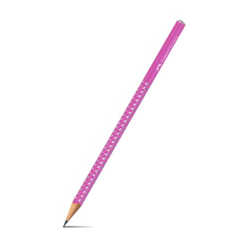Faber-Castell Grafitna olovka Faber Castel GRIP HB Sparkle 118291 electric fuchia Cene
