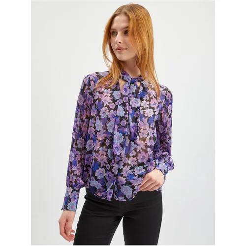 Orsay Purple Ladies Floral Blouse - Women