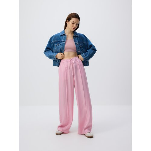 Reserved LADIES` TROUSERS - pastelnoružičasto Cijene