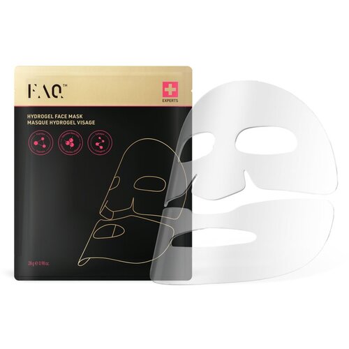 Foreo FAQ&amp;trade; Glass Skin Collagen Face Mask hidrogel maska za gladitev kože in zmanj&amp;scaron;anje vidnosti gub 5 kos Slike