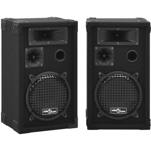 vidaXL Profesionalni pasivni scenski zvučnici HiFi 2 kom 800 W crni Cijene