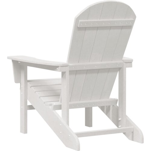 VidaXL Adirondack stolice 2 kom Bijele 74x82x90 cm HDPE Slike