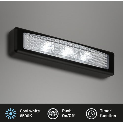 BRILONER 2689-035 - LED dodirna orijentaciona svetiljka LERO LED/0,18W/3xAAA crna Slike