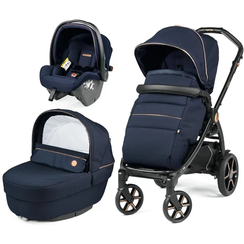 Peg Perego peg perego® otroški voziček 3v1 book™ slk blue shine