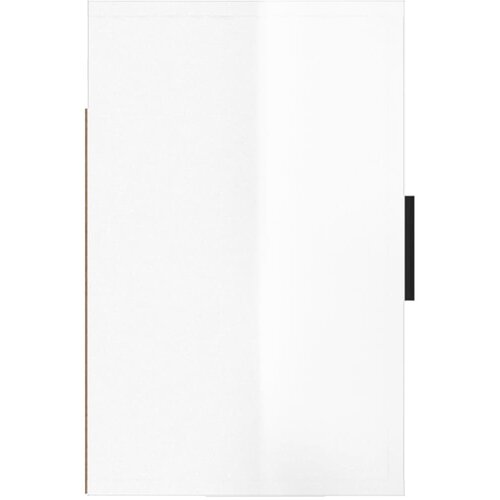  Zidni noćni ormarići 2 kom visoki sjaj bijeli 50x36x47 cm Slike
