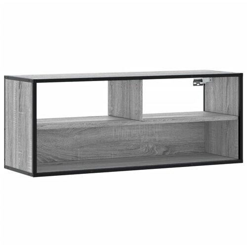 Maison Chic TV omarica - TV enota - Televizijska omarica siva sonoma 100x31x39,5 cm inženirski les in kovina, (21702348) Cene