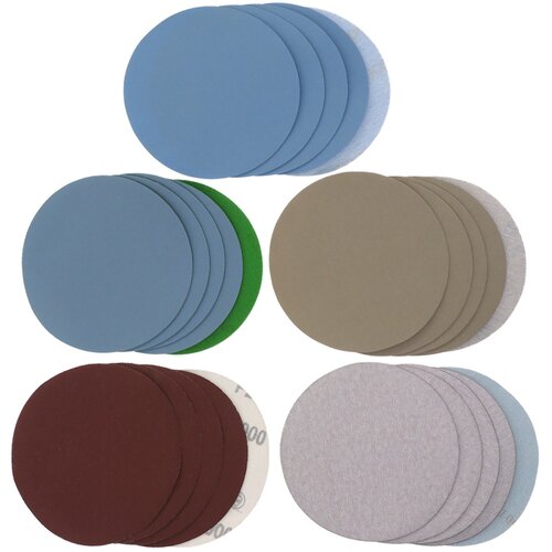 INF 25 kosov 5 inčnih 125 mm mokro suhih brusilnih plošč 1000#2000#3000#4000# MultiColor, (21280376) Cene