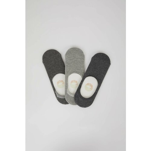 Defacto Men's Cotton 3-pack Ballet Socks Slike