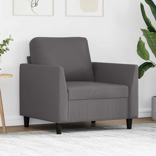  Fotelja siva 60 cm od umjetne kože Cene